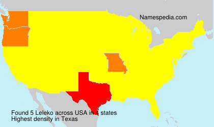 Surname Leleko in USA Surname Leleko in USA