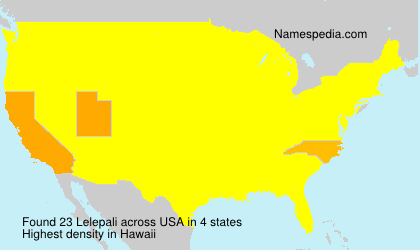 Surname Lelepali in USA Surname Lelepali in USA