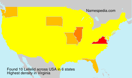 Surname Lellelid in USA