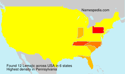 Surname Lemajic in USA Surname Lemajic in USA