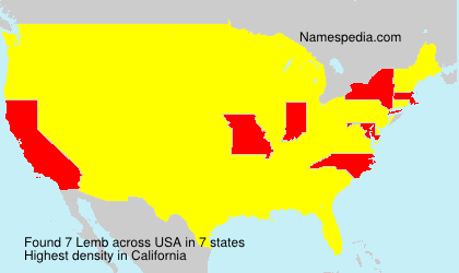 Surname Lemb in USA Surname Lemb in USA