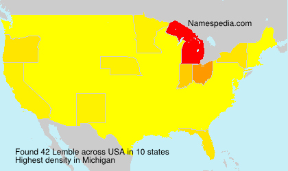 Surname Lemble in USA Surname Lemble in USA