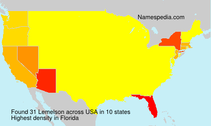 Surname Lemelson in USA Surname Lemelson in USA
