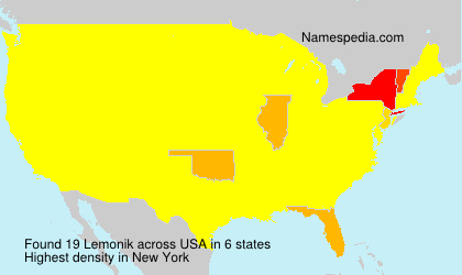 Surname Lemonik in USA Surname Lemonik in USA