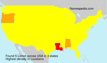 Surname Lemot in USA Surname Lemot in USA