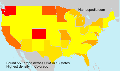 Surname Lempe in USA Surname Lempe in USA