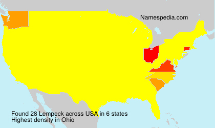 Surname Lempeck in USA Surname Lempeck in USA