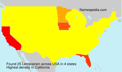Surname Lempiainen in USA Surname Lempiainen in USA