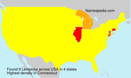 Surname Lempicka in USA Surname Lempicka in USA