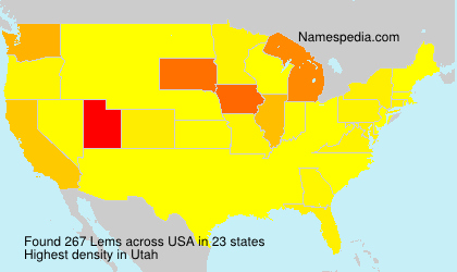 Surname Lems in USA Surname Lems in USA