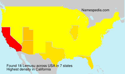 Surname Lemusu in USA Surname Lemusu in USA