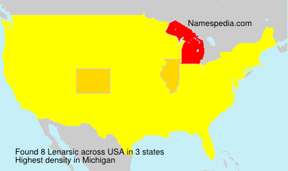 Surname Lenarsic in USA Surname Lenarsic in USA