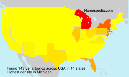 Surname Lenartowicz in USA Surname Lenartowicz in USA