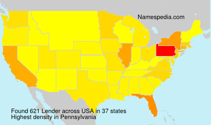Surname Lender in USA Surname Lender in USA