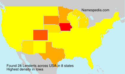 Surname Lenderts in USA Surname Lenderts in USA