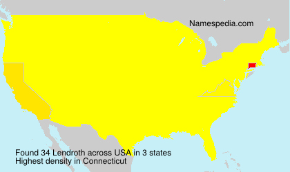 Surname Lendroth in USA Surname Lendroth in USA