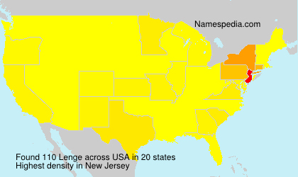 Surname Lenge in USA Surname Lenge in USA
