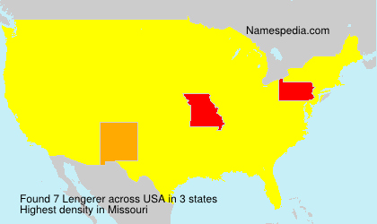 Surname Lengerer in USA Surname Lengerer in USA