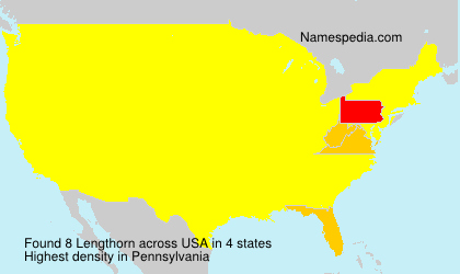 Surname Lengthorn in USA Surname Lengthorn in USA