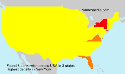 Surname Lenkewich in USA Surname Lenkewich in USA