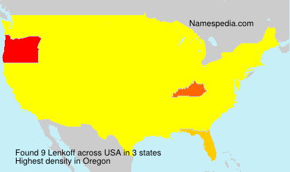 Surname Lenkoff in USA Surname Lenkoff in USA