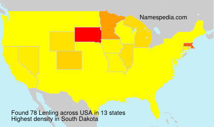 Surname Lenling in USA Surname Lenling in USA