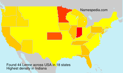 Surname Lenne in USA Surname Lenne in USA