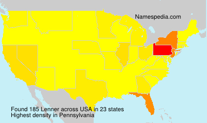 Surname Lenner in USA Surname Lenner in USA