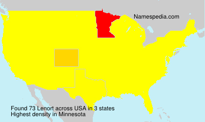 Surname Lenort in USA Surname Lenort in USA