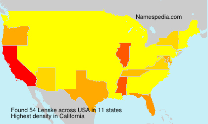 Surname Lenske in USA Surname Lenske in USA
