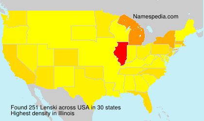 Surname Lenski in USA Surname Lenski in USA