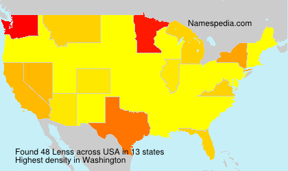 Surname Lenss in USA Surname Lenss in USA