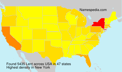 Surname Lent in USA Surname Lent in USA