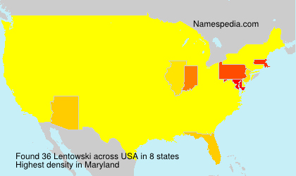 Surname Lentowski in USA Surname Lentowski in USA