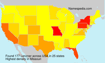 Surname Lenzner in USA Surname Lenzner in USA