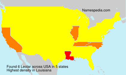 Surname Leolar in USA Surname Leolar in USA