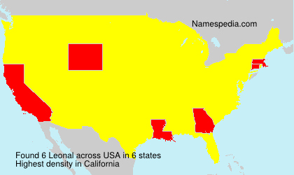 Surname Leonal in USA Surname Leonal in USA