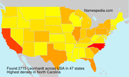 Surname Leonhardt in USA Surname Leonhardt in USA
