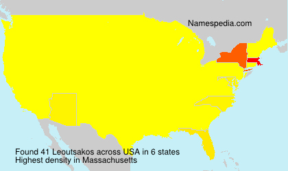 Surname Leoutsakos in USA Surname Leoutsakos in USA