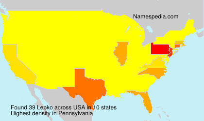 Surname Lepko in USA Surname Lepko in USA