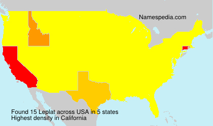 Surname Leplat in USA Surname Leplat in USA