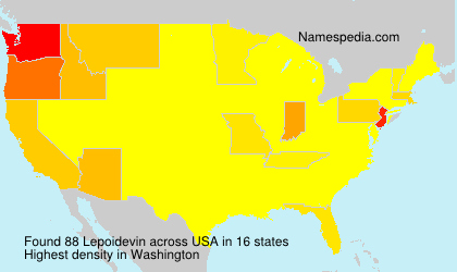 Surname Lepoidevin in USA Surname Lepoidevin in USA