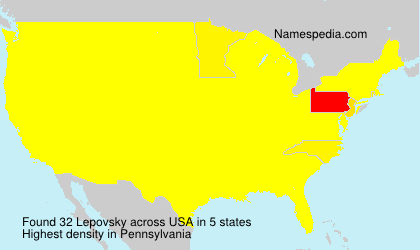 Surname Lepovsky in USA Surname Lepovsky in USA
