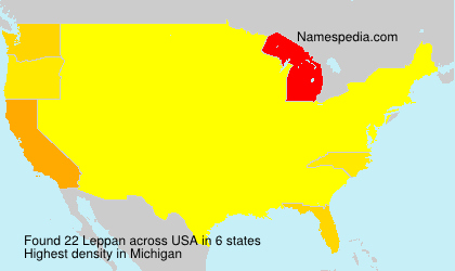 Surname Leppan in USA Surname Leppan in USA