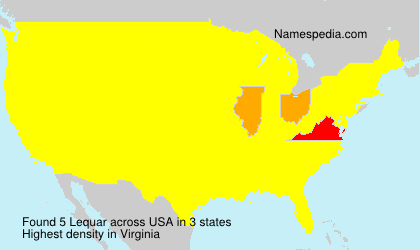 Surname Lequar in USA Surname Lequar in USA