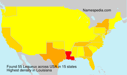 Surname Lequeux in USA Surname Lequeux in USA