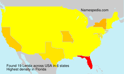 Surname Lerida in USA Surname Lerida in USA
