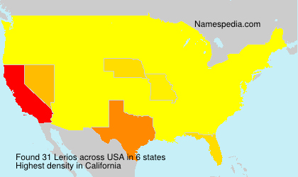 Surname Lerios in USA Surname Lerios in USA