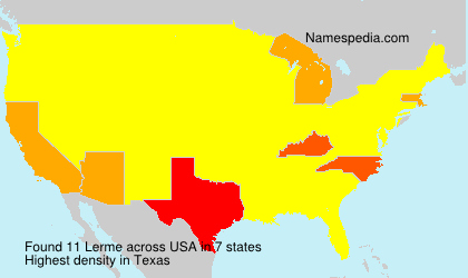 Surname Lerme in USA Surname Lerme in USA