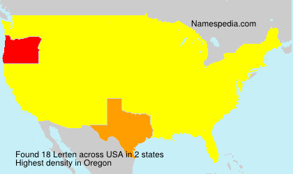 Surname Lerten in USA Surname Lerten in USA